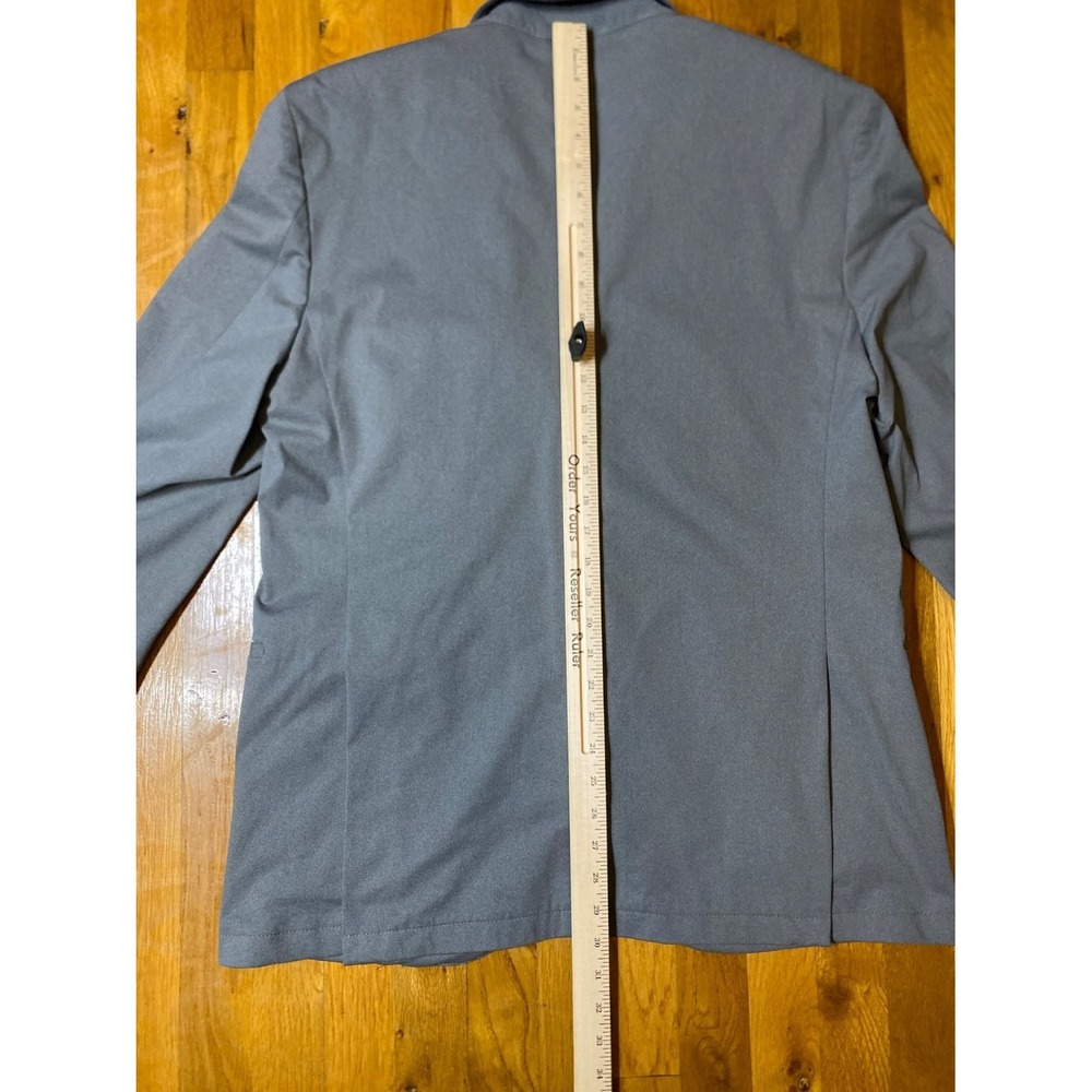 Twillory Performance Blazer Jacket Mens 44R Gray Stretch Cool Tech Sport Coat - Picture 4 of 11